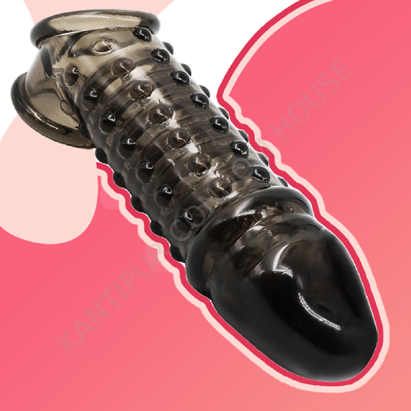 7.5'' Gorilla Black Ball Holding Penis Sleeve