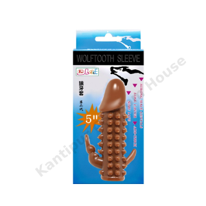 5 Inch Wolftooth Sleeve Reusable Condom- BI-016004
