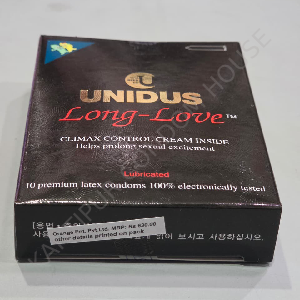 Unidus Long Love Delay Condoms - 10 Count for Extended Pleasure