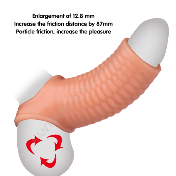 5.5 Inch Corn Glans Penis Extender Half Penis Sleeve- JC6079