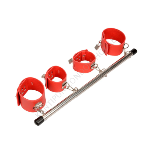 BDSM Wrist Ankle Cuffs Spreader Bar Bondage Restraint Adult Couple Game Sex Toy-EMIV