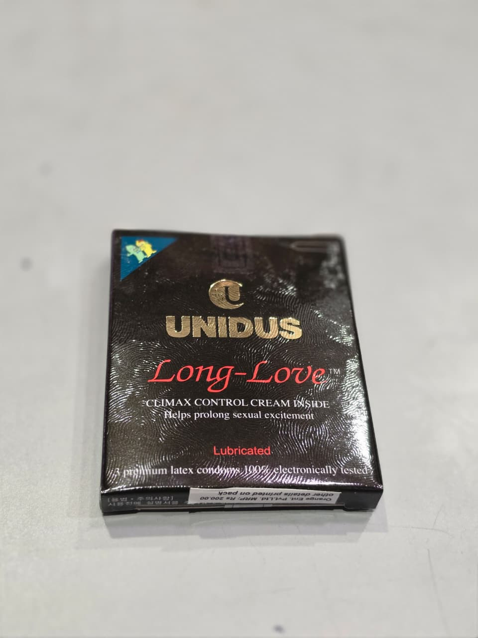 Unidus Long Love Condom -3pcs
