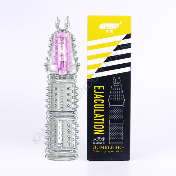 5.5 Inch Vibrating Front Head YEAIN Crystal Sleeve- YY912