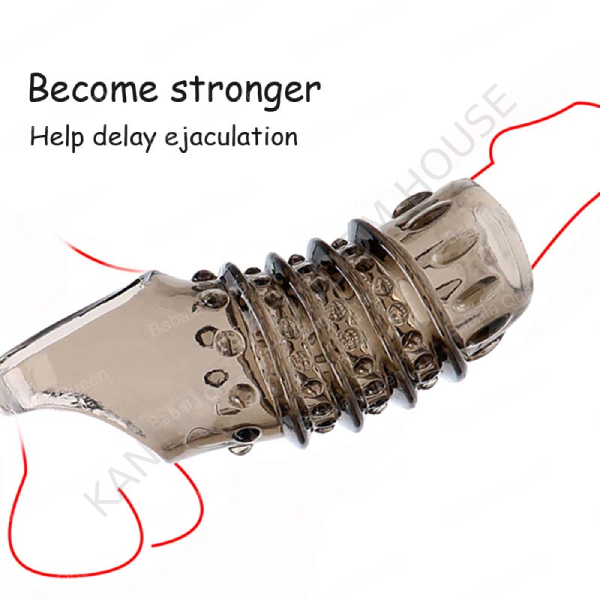 1 PC 4 Inch Half Penis Sleeve Ball Holding Ring- 2717hsr