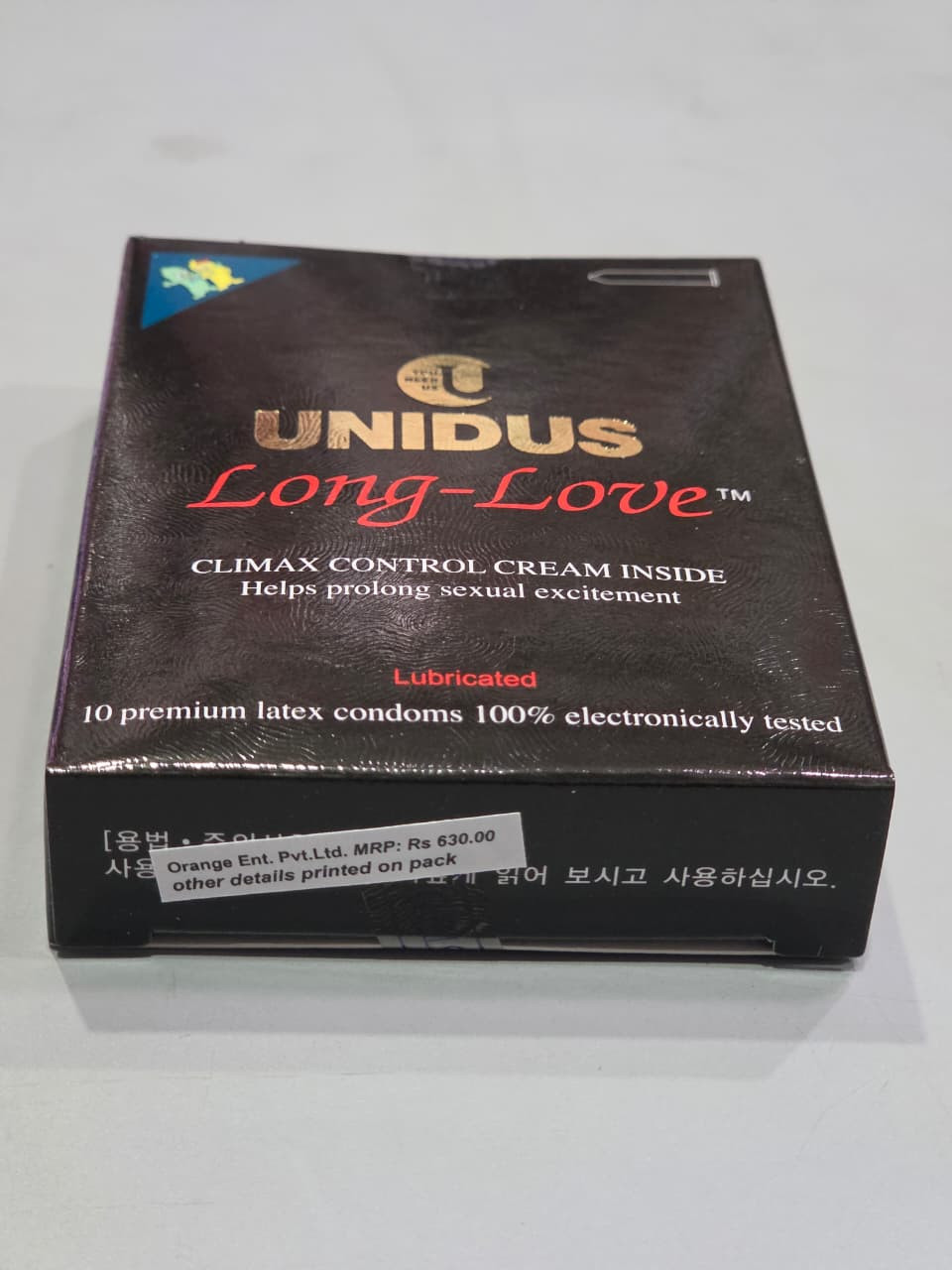 Unidus Long Love Delay Condoms - 10 Count for Extended Pleasure