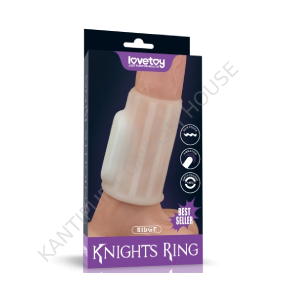 Vibrating Ridge Knights Ring (White) -LV343113