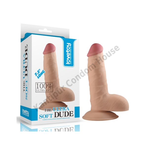 7.5" The Ultra Soft Dude Dildo -LV1084