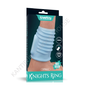 Vibrating Spiral Knights Ring (Blue) -LV343121