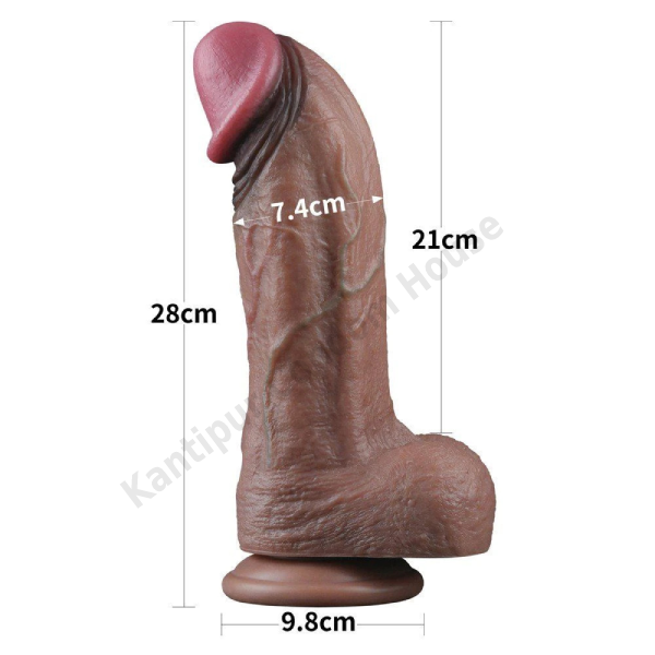 Lovetoy Nature Cock 11'' Double Layer Big Realistic Penis LV411062